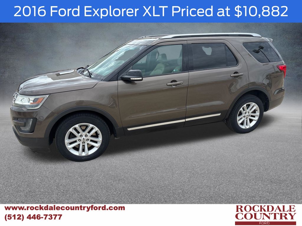 Caribou Metallic 2016 Ford Explorer SUV / Crossover Front-Wheel Drive 6-Speed Automatic