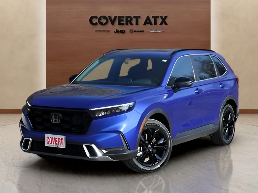Blue 2024 Honda CR-V Hybrid Sport Touring AWD SUV / Crossover All-Wheel Drive Continuously Variable Transmission