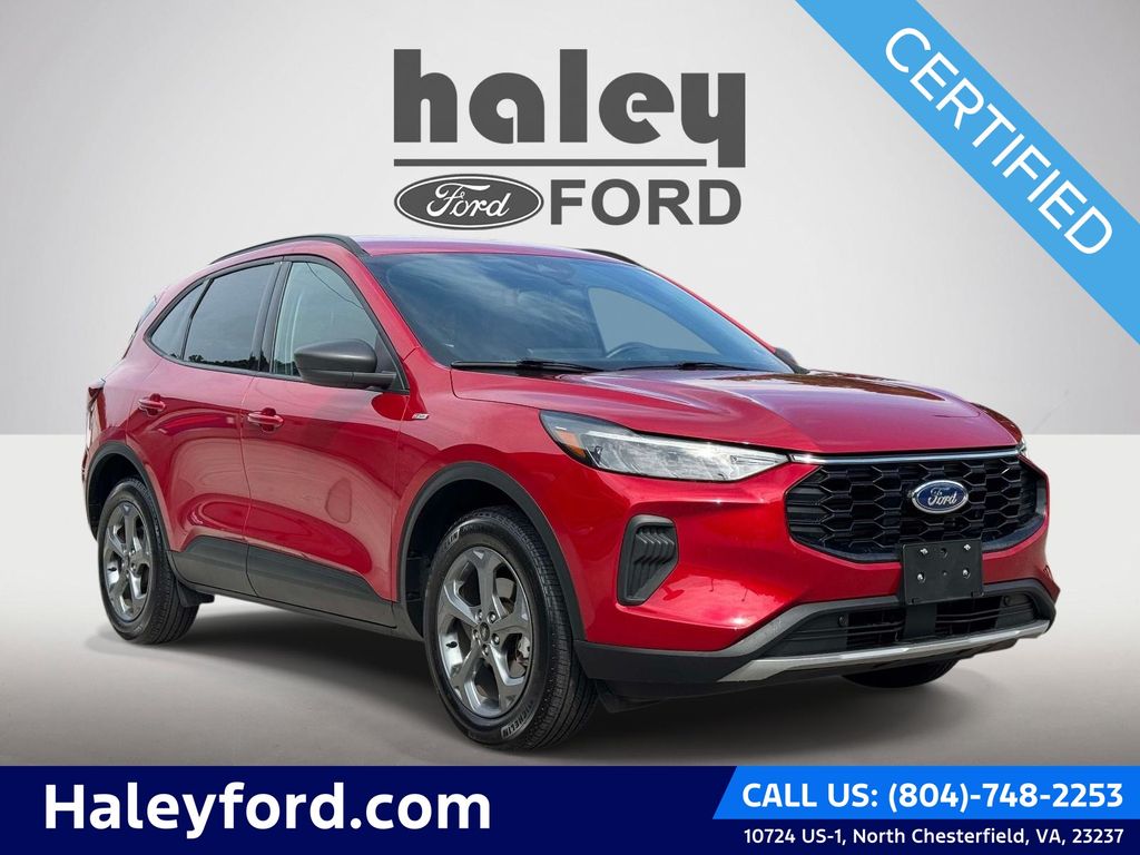 Rapid Red Metallic Tinted Clearcoat 2025 Ford Escape SUV / Crossover All-Wheel Drive 8-Speed Automatic