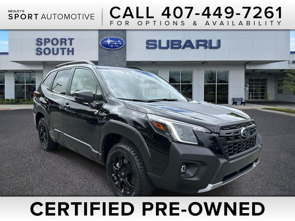 Crystal Black Silica 2025 Subaru Forester SUV / Crossover All-Wheel Drive Continuously Variable Transmission