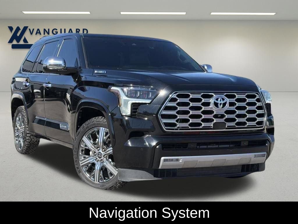 Midnight Black Metallic 2024 Toyota Sequoia Capstone 4WD SUV / Crossover Four-Wheel Drive Automatic