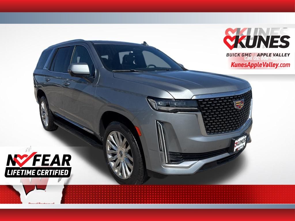 Argent Silver Metallic 2023 Cadillac Escalade SUV / Crossover Four-Wheel Drive Automatic