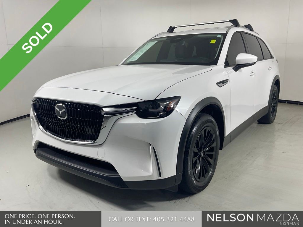 Rhodium White Premium 2024 Mazda CX-90 SUV / Crossover All-Wheel Drive 8-Speed Automatic