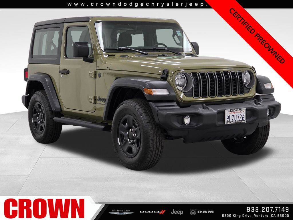 41 2025 Jeep Wrangler Sport 2-Door 4WD SUV / Crossover Four-Wheel Drive 8-Speed Automatic
