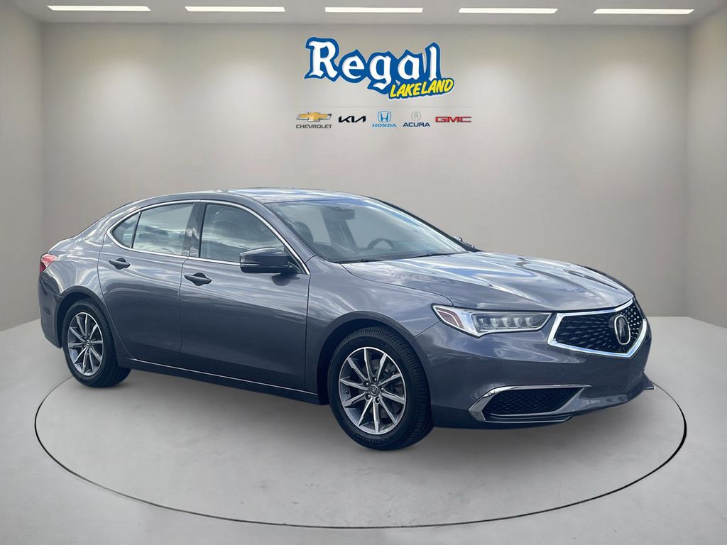 Gray (Modern Steel Metallic) 2018 Acura TLX FWD with Technology Package Sedan Front-Wheel Drive 8-Speed Dual Clutch