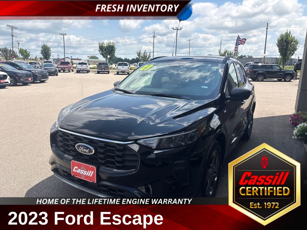 Black Metallic 2023 Ford Escape SUV / Crossover All-Wheel Drive 8-Speed Automatic
