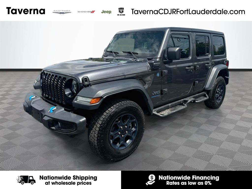 Crystal Metallic 2023 Jeep Wrangler 4xe SUV / Crossover Four-Wheel Drive 8-Speed Automatic
