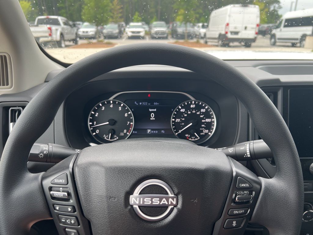 2025 Glacier White Nissan Frontier S RWD Truck