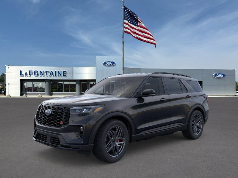Black Metallic 2026 Ford Explorer ST AWD SUV / Crossover All-Wheel Drive Automatic