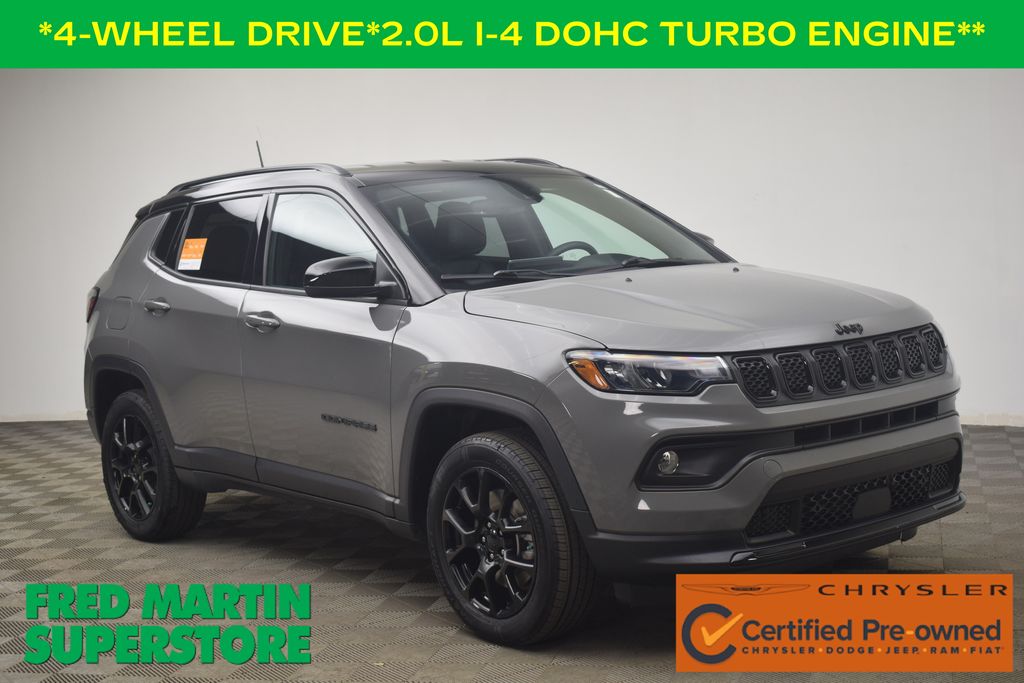 Sting-Gray Clearcoat 2023 Jeep Compass Altitude 4WD SUV / Crossover Four-Wheel Drive 8-Speed Automatic