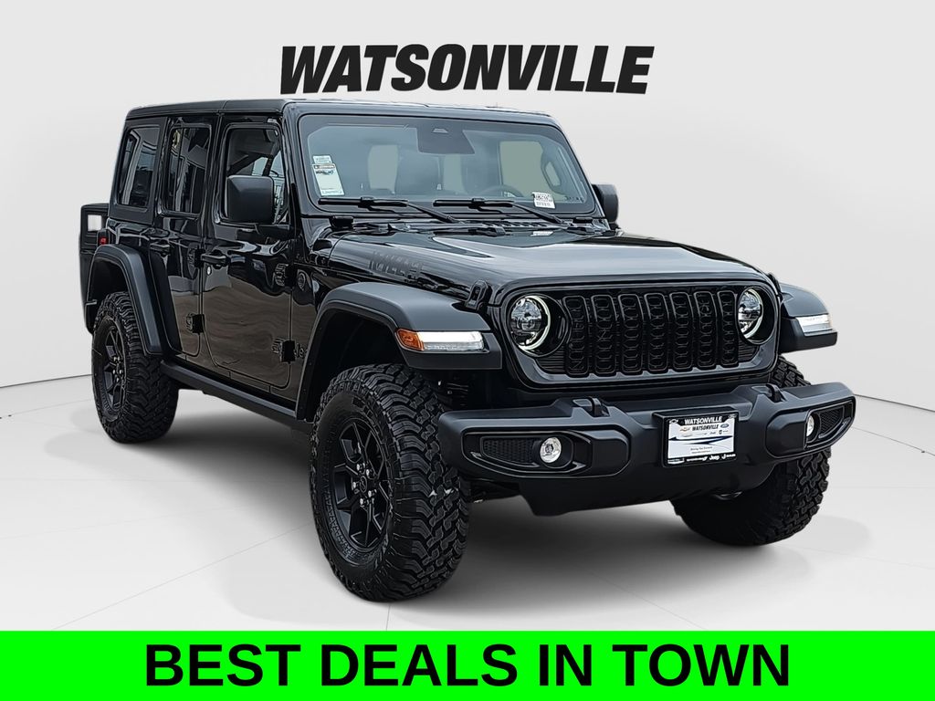 Black Clearcoat 2026 Jeep Wrangler SUV / Crossover Four-Wheel Drive 8-Speed Automatic
