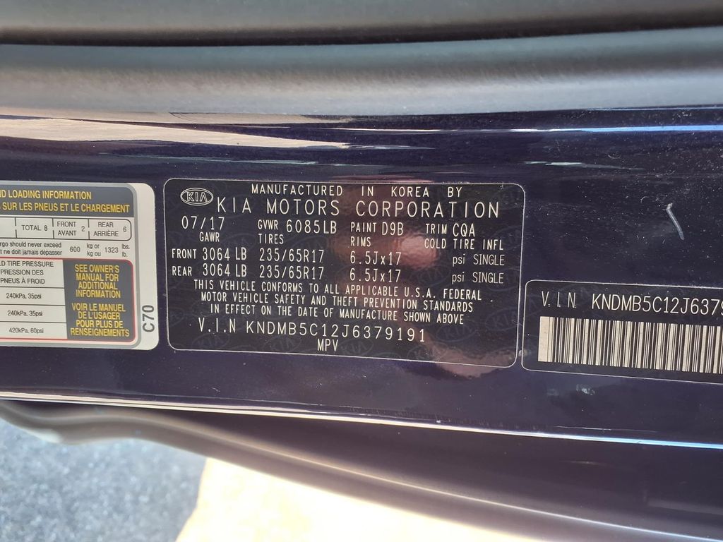 2018 Kia Sedona LX Blue at DeMontrond Automotive Group