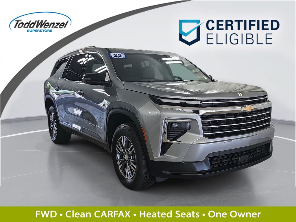 Sterling Gray Metallic 2025 Chevrolet Traverse SUV / Crossover Front-Wheel Drive 8-Speed Automatic
