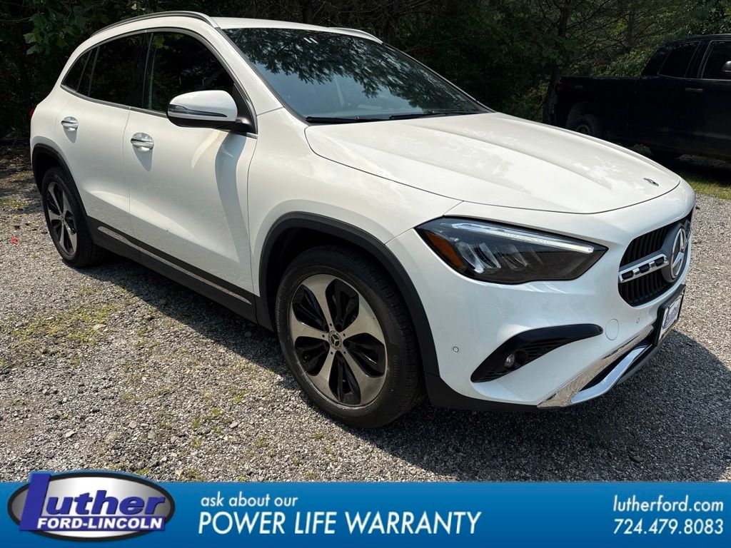 White 2025 Mercedes-Benz GLA SUV / Crossover All-Wheel Drive 8-Speed Dual Clutch