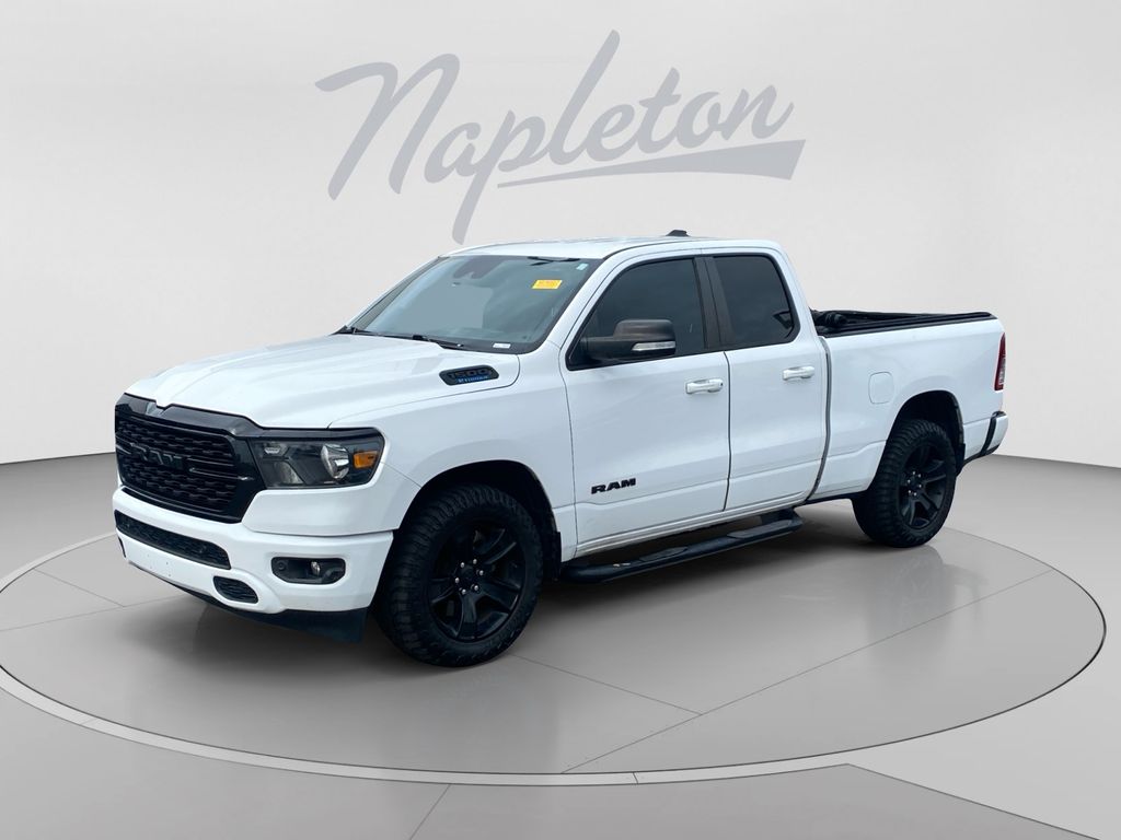Bright White Clearcoat 2022 RAM 1500 Pickup Truck 4X2 8-Speed Automatic