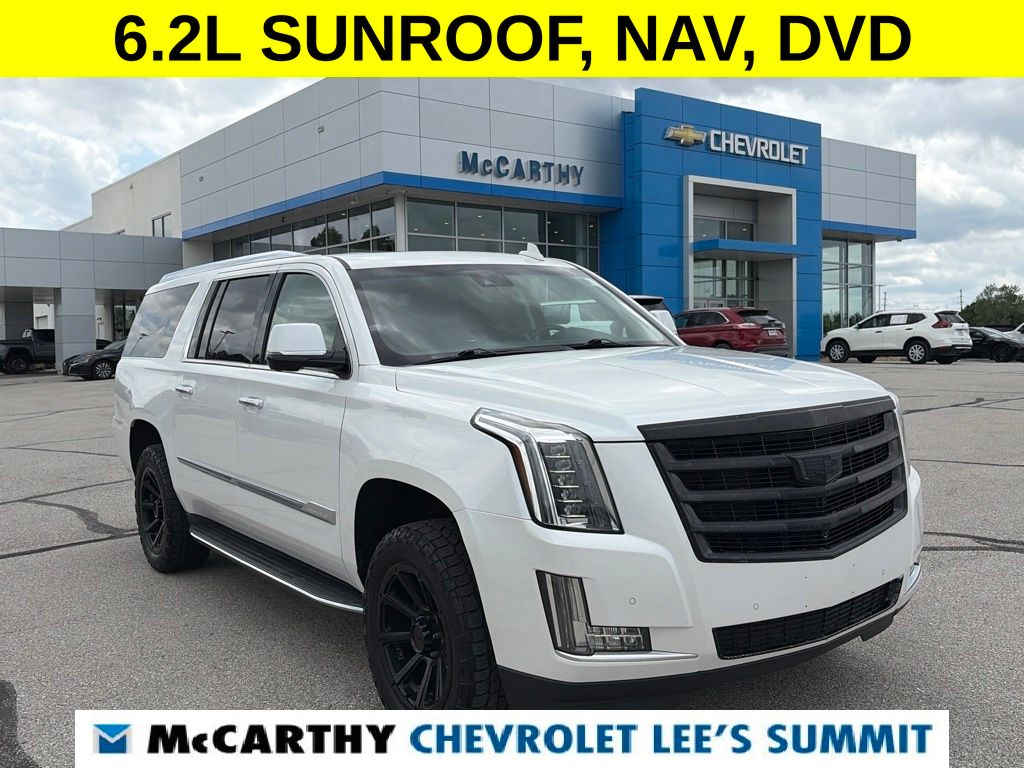 Crystal White 2016 Cadillac Escalade ESV SUV / Crossover Four-Wheel Drive 8-Speed Automatic