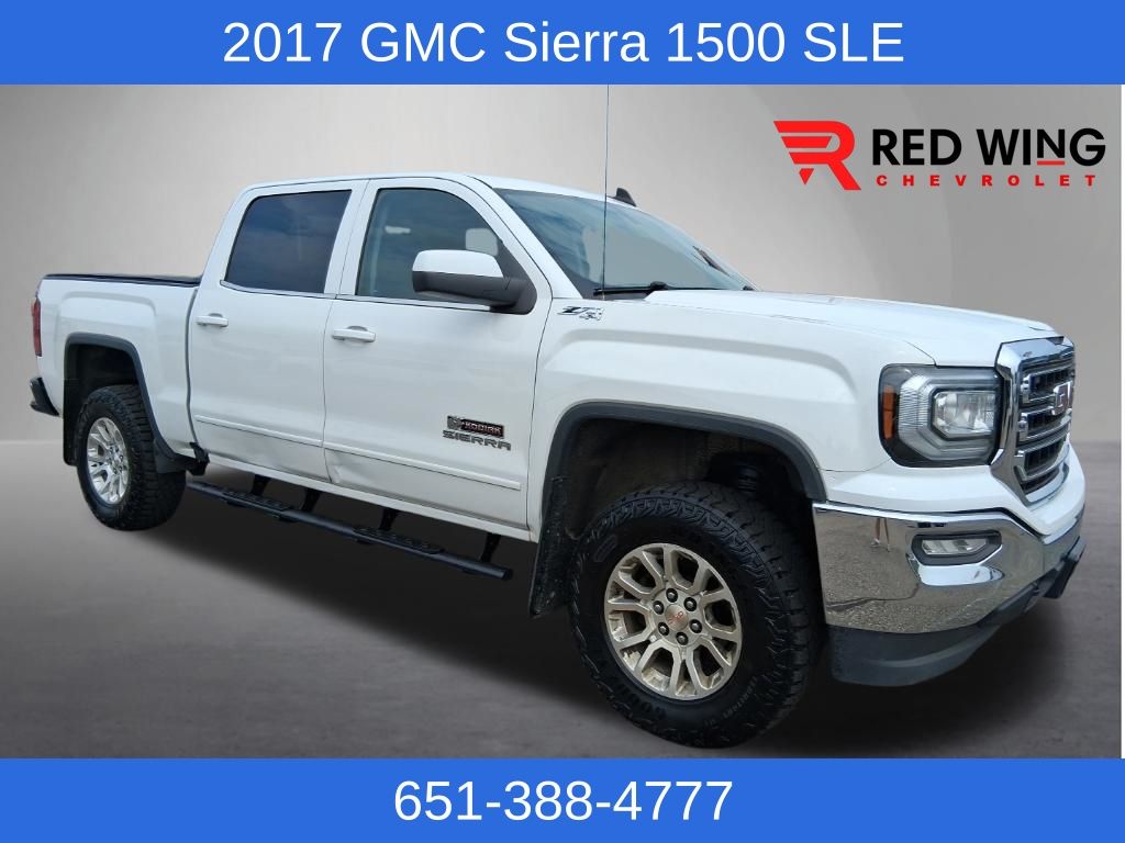White 2017 GMC Sierra 1500 Pickup Truck Four-Wheel Drive 6-Speed Automatic Overdrive