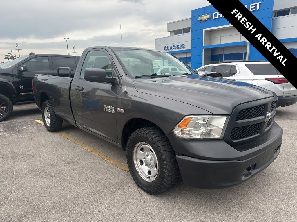 Gray (Granite Crystal Metallic Clearcoat) 2018 RAM 1500 Tradesman LB 4WD Pickup Truck Four-Wheel Drive 8-Speed Automatic