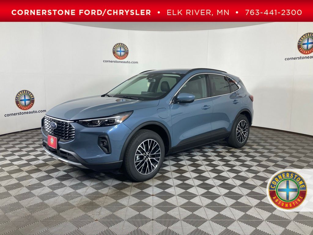 Vapor Blue Metallic 2025 Ford Escape Hybrid Plug-in FWD SUV / Crossover Front-Wheel Drive Continuously Variable Transmission