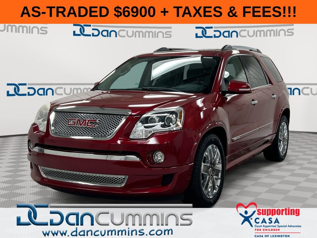 Crystal Red Tintcoat 2012 GMC Acadia SUV / Crossover All-Wheel Drive 6-Speed Automatic Overdrive