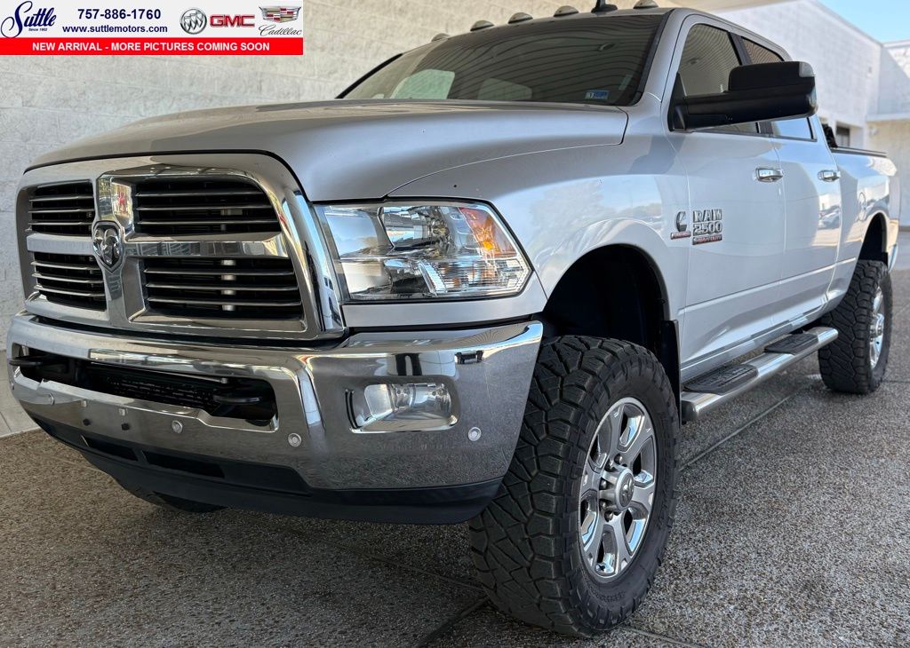 Bright Silver Metallic Clearcoat 2016 RAM 2500 Big Horn Crew Cab 4WD Pickup Truck Four-Wheel Drive 6-Speed Automatic