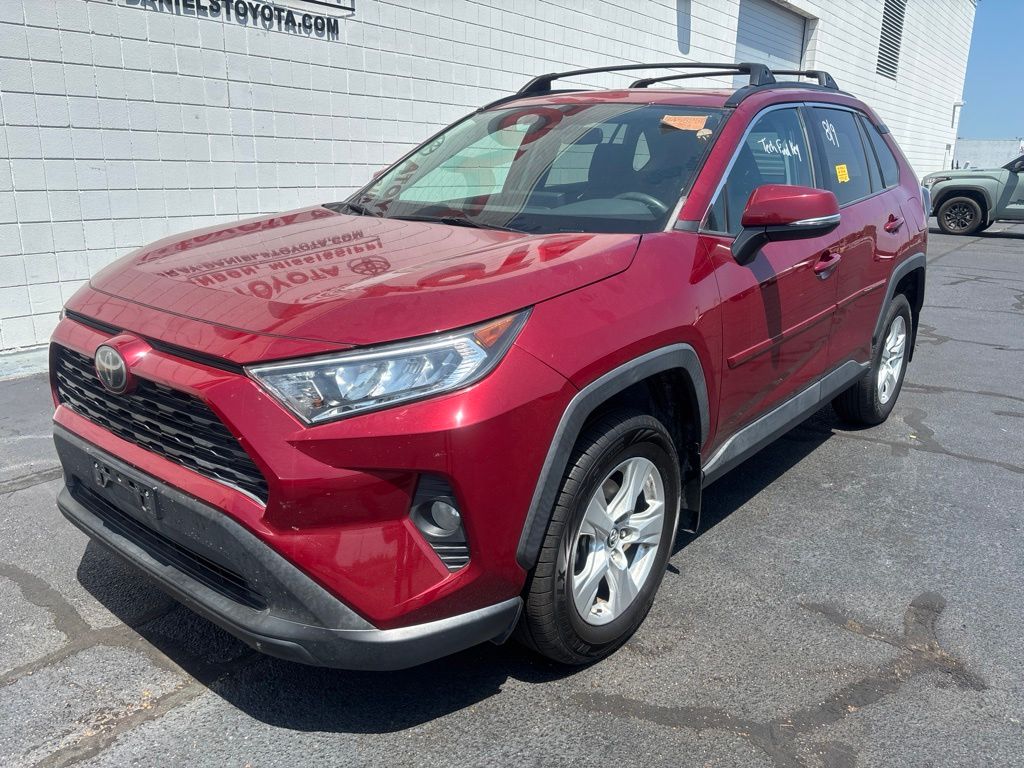 Red (Ruby Flare Pearl) 2019 Toyota RAV4 SUV / Crossover All-Wheel Drive 8-Speed Automatic