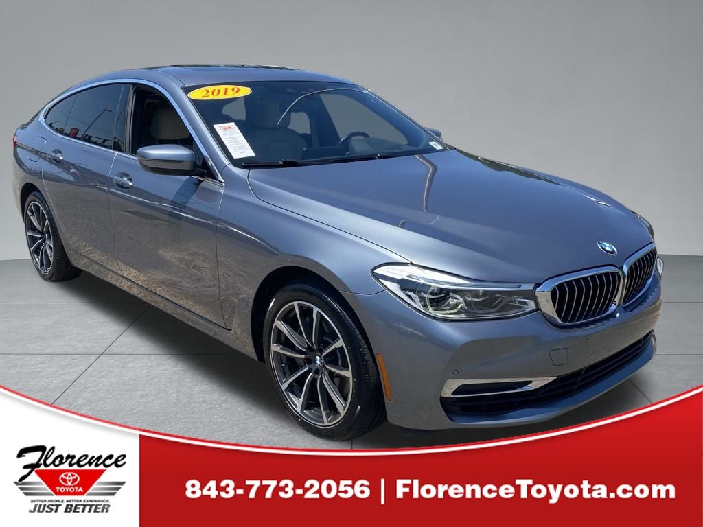 Bluestone Metallic 2019 BMW 6 Series Gran Turismo Wagon All-Wheel Drive 8-Speed Automatic