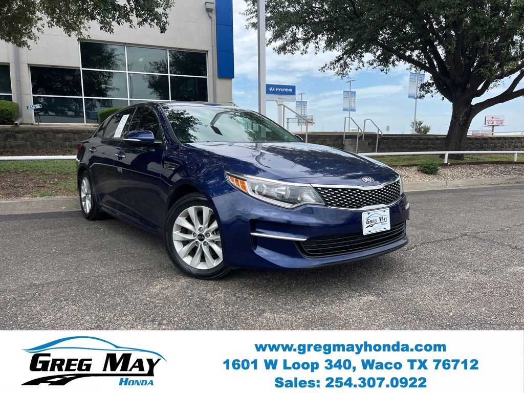 Horizon Blue 2018 Kia Optima EX Sedan Front-Wheel Drive 6-Speed Automatic