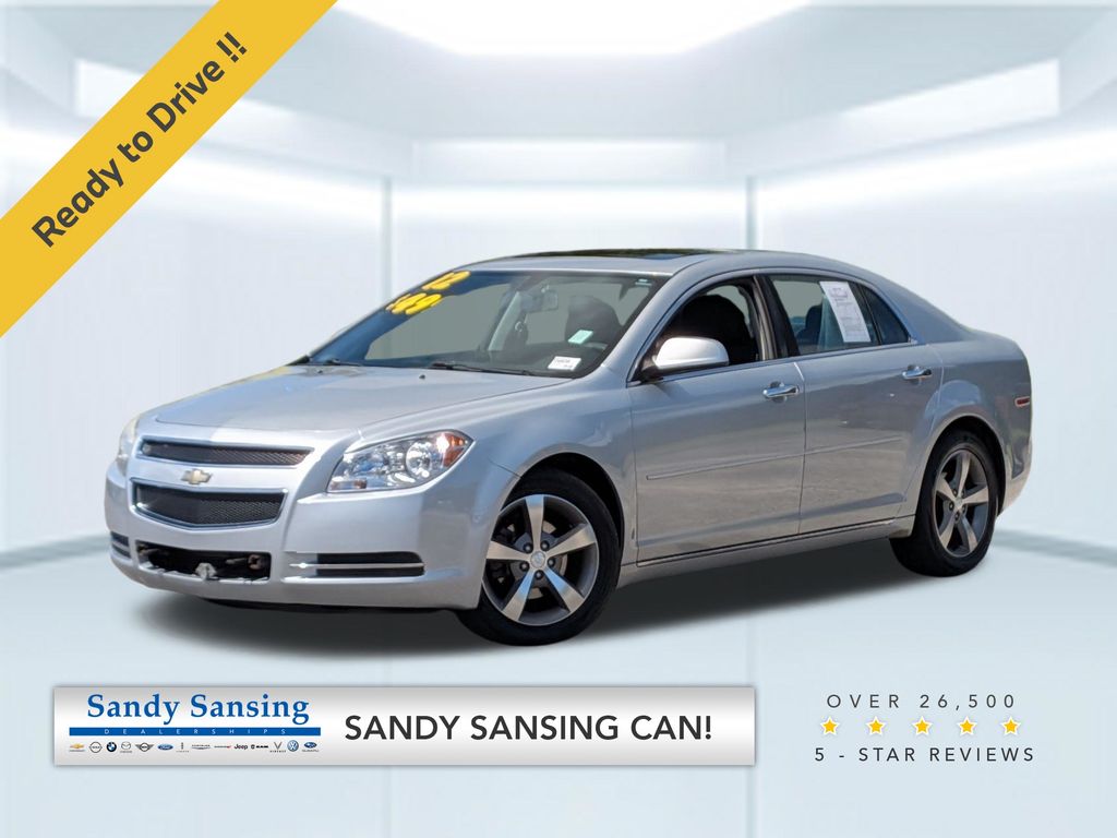 Silver Ice Metallic 2012 Chevrolet Malibu 1LT FWD Sedan Front-Wheel Drive 6-Speed Automatic Overdrive