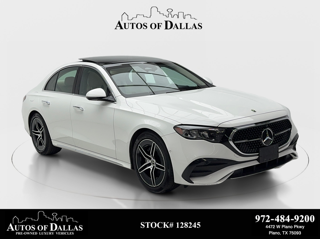 White 2025 Mercedes-Benz E-Class Sedan Rear-Wheel Drive 9-Speed Automatic