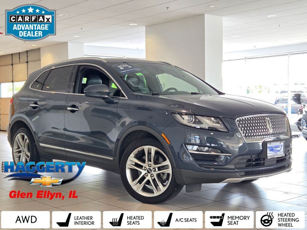 Sea Green 2019 Lincoln MKC SUV / Crossover All-Wheel Drive 6-Speed Automatic