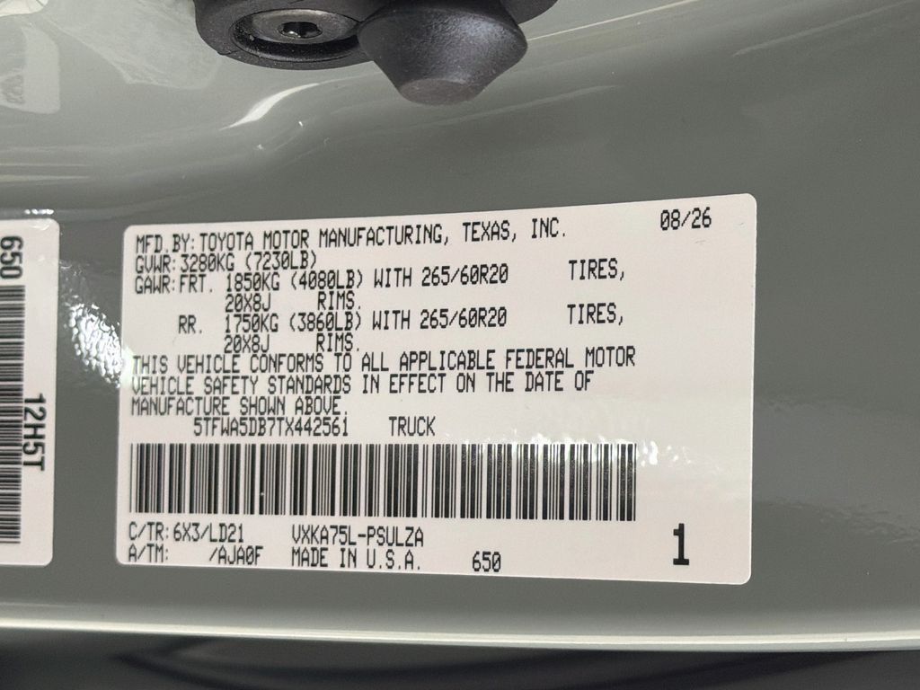 New 2026 Toyota Tundra Truck