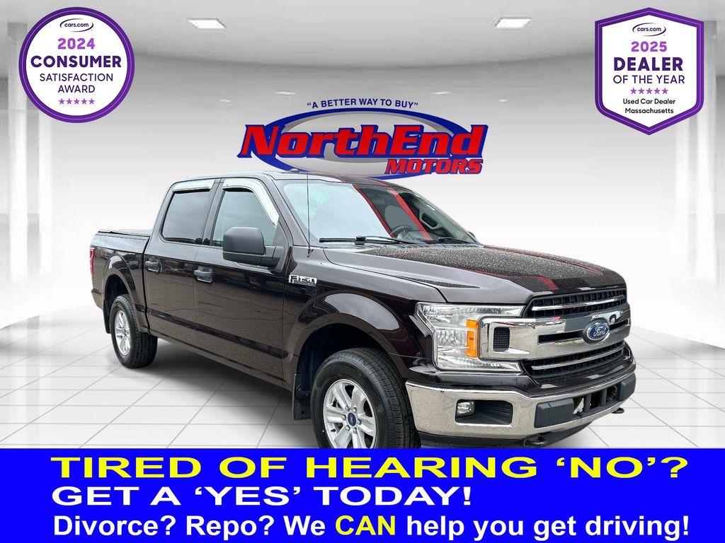 Red (Maroon) 2018 Ford F-150 XLT SuperCrew 4WD Pickup Truck Four-Wheel Drive 6-Speed Automatic