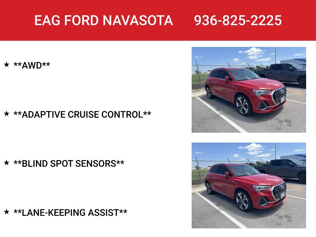 2021 Audi Q3 Premium Plus Red at Emmons Autoplex