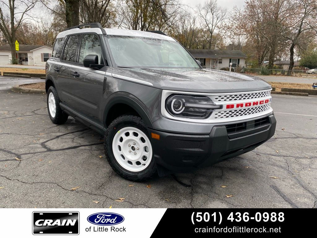 Gray Metallic 2025 Ford Bronco Sport SUV / Crossover All-Wheel Drive 8-Speed Automatic