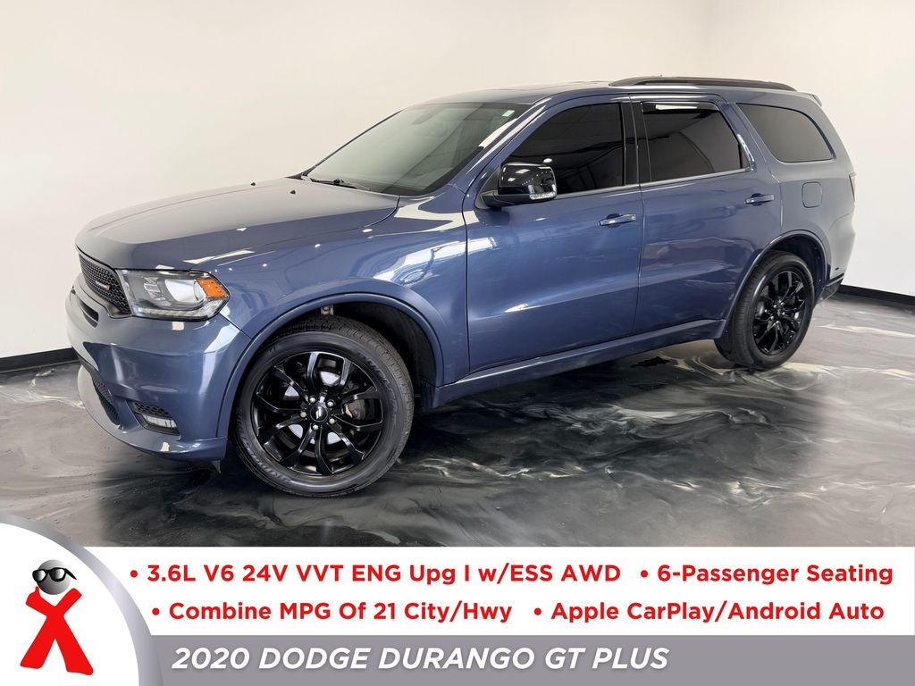 Reactor Blue Pearlcoat 2020 Dodge Durango SUV / Crossover All-Wheel Drive 8-Speed Automatic