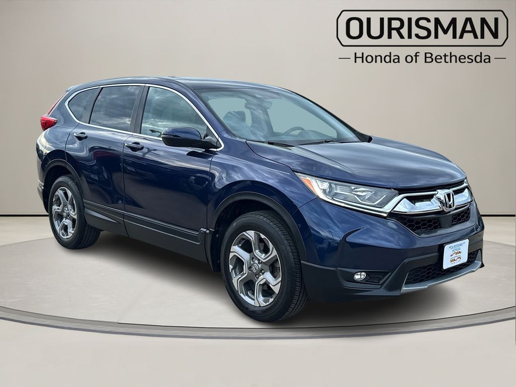 Blue 2017 Honda CR-V EX-L AWD SUV / Crossover All-Wheel Drive Continuously Variable Transmission