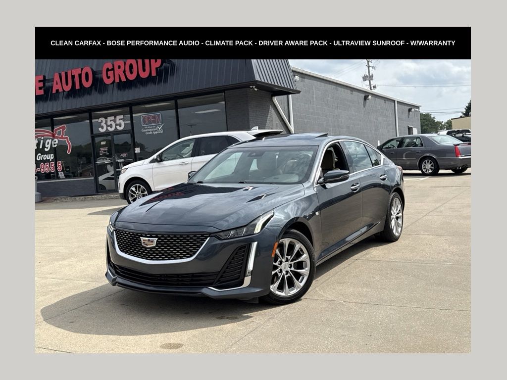 Shadow Metallic 2021 Cadillac CT5 Sedan All-Wheel Drive Automatic