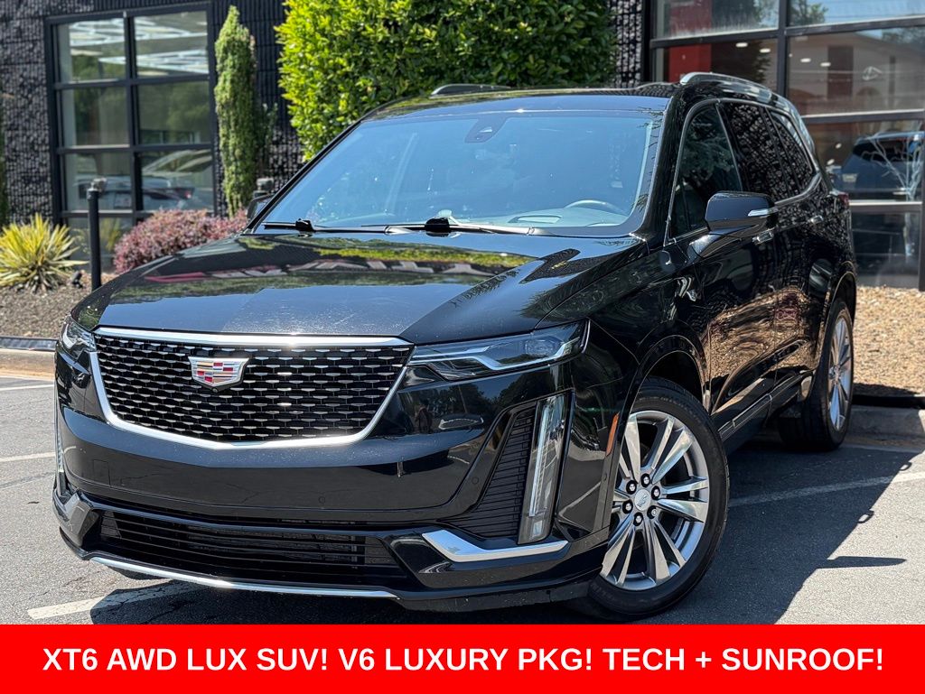 Stellar Black Metallic 2024 Cadillac XT6 SUV / Crossover Four-Wheel Drive 9-Speed Automatic