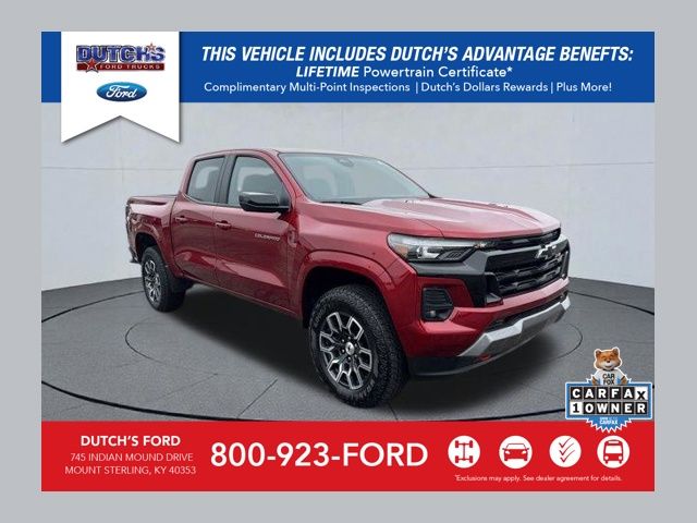 Radiant Red Tintcoat 2024 Chevrolet Colorado Z71 Crew Cab 4WD Pickup Truck Four-Wheel Drive 8-Speed Automatic