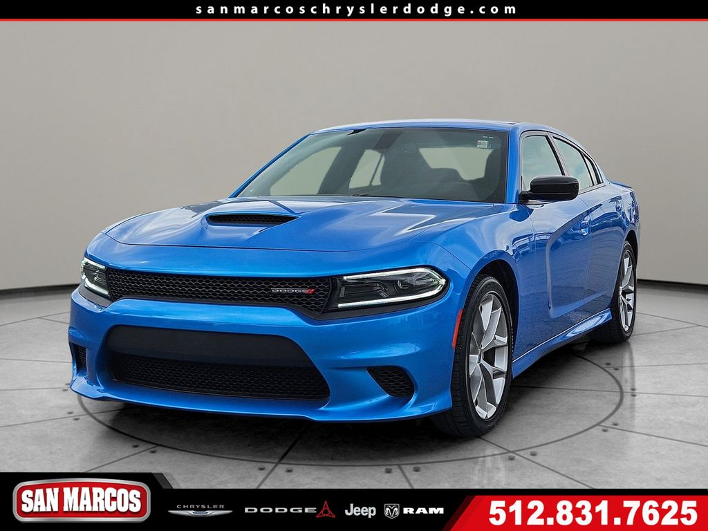B5 Blue Pearlcoat 2023 Dodge Charger GT RWD Sedan Rear-Wheel Drive 8-Speed Automatic