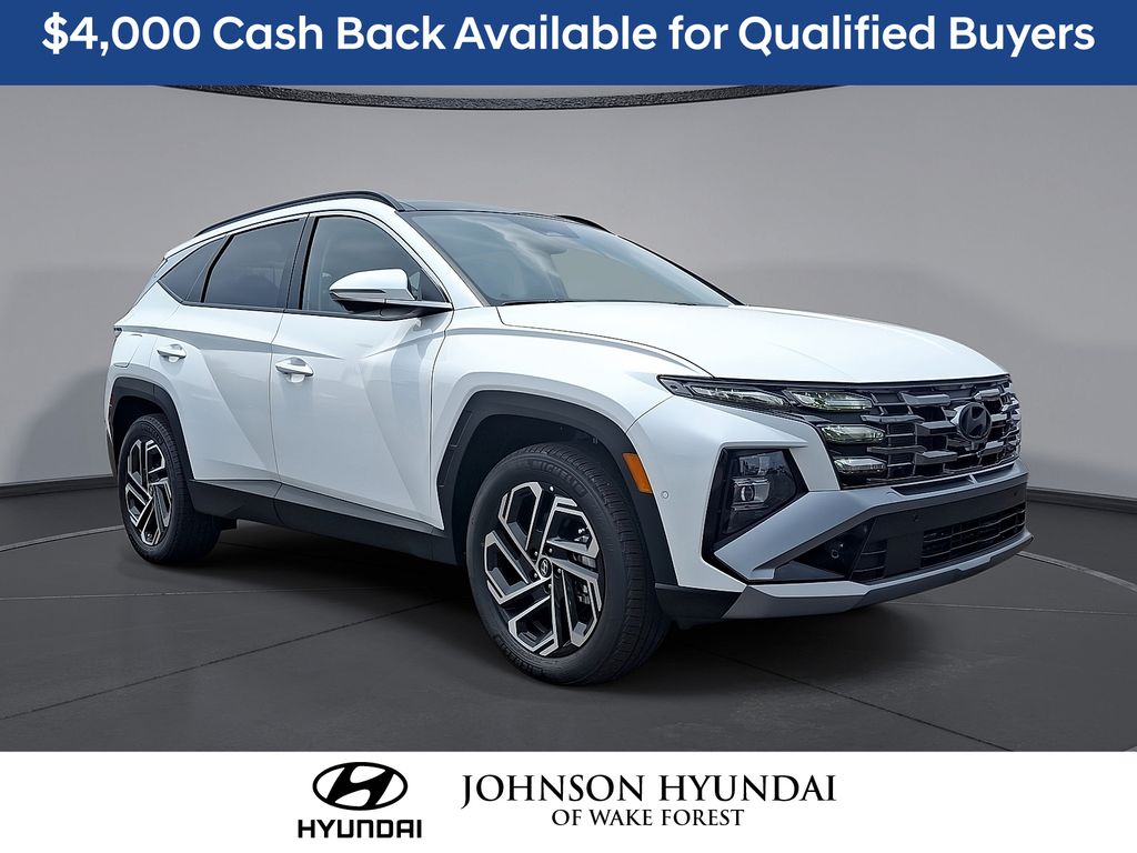 Creamy White Pearl 2026 Hyundai Tucson Hybrid Plug-In SUV / Crossover All-Wheel Drive 6-Speed Automatic