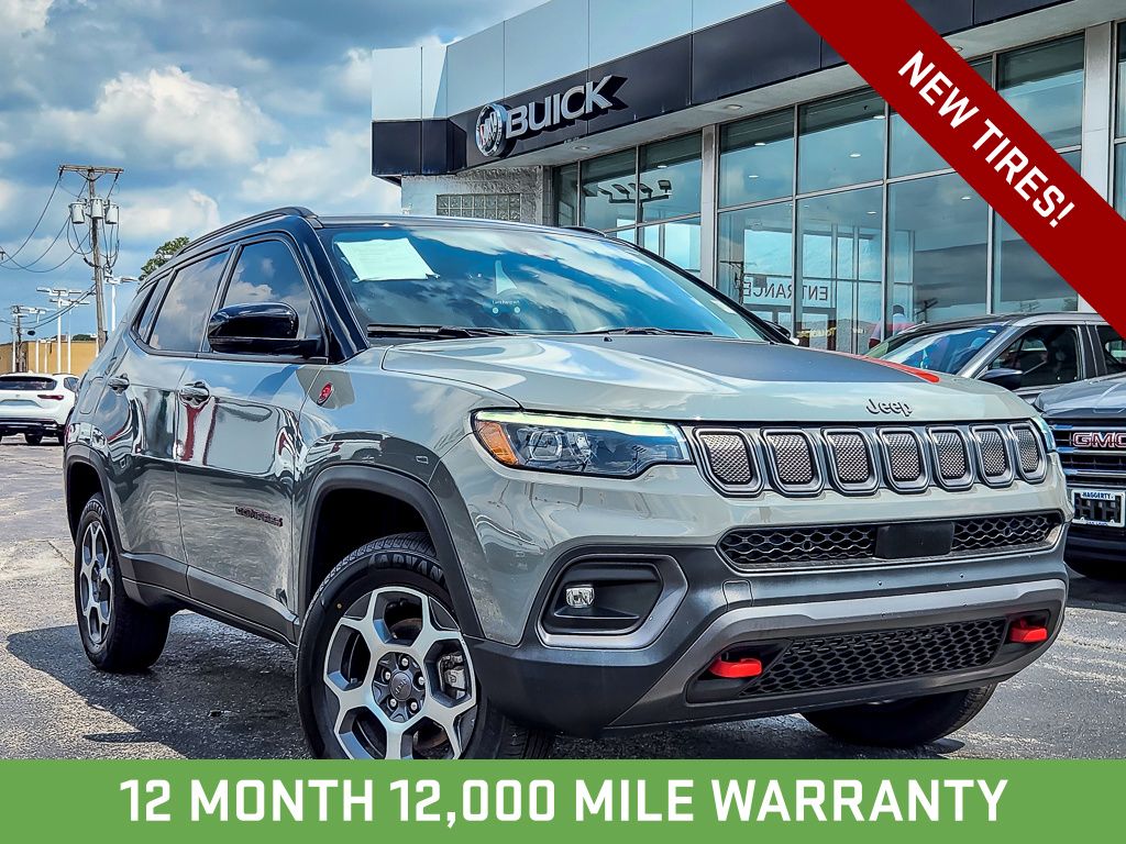 Sting-Gray Clearcoat 2022 Jeep Compass SUV / Crossover Four-Wheel Drive 9-Speed Automatic