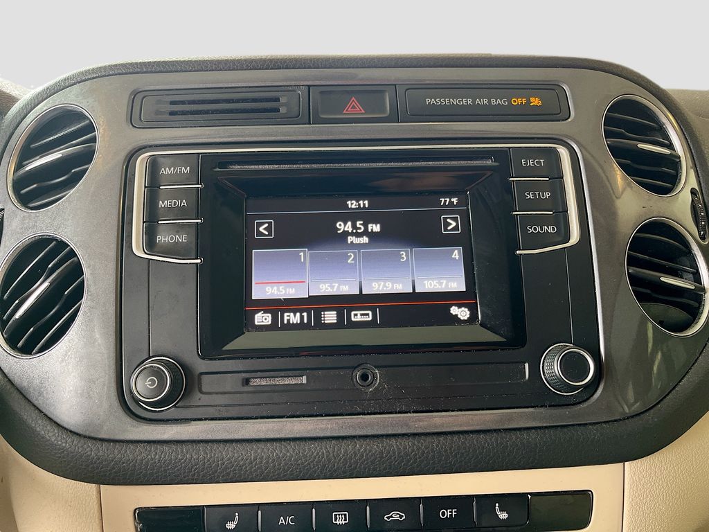 2016 Volkswagen Tiguan S White at Durrett Motor Company
