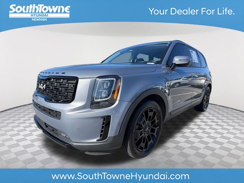 Everlasting Silver 2022 Kia Telluride SX AWD SUV / Crossover All-Wheel Drive 8-Speed Automatic
