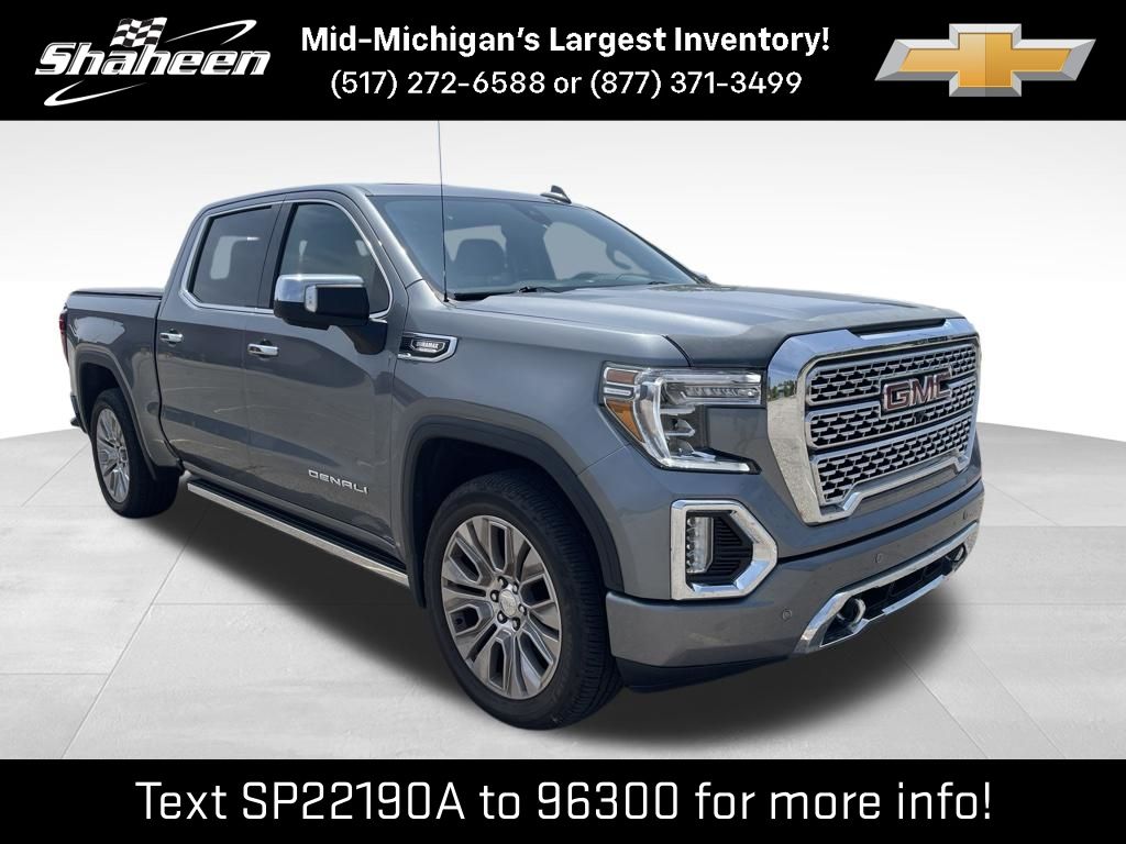 Gray (Satin Steel Metallic) 2021 GMC Sierra 1500 Pickup Truck Four-Wheel Drive Automatic