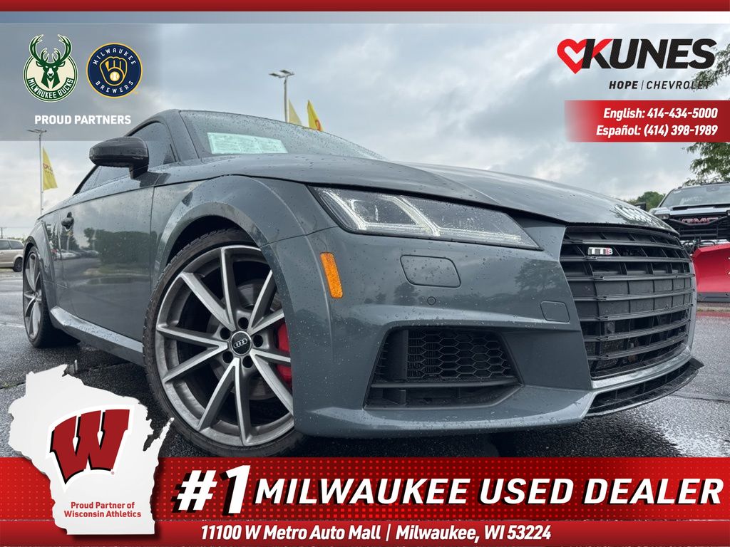 Gray Metallic 2018 Audi TTS Coupe All-Wheel Drive 6-Speed Automatic