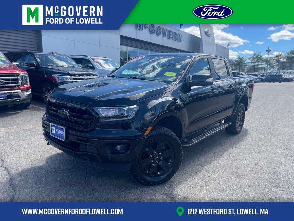 Shadow Black 2022 Ford Ranger Pickup Truck Four-Wheel Drive Automatic