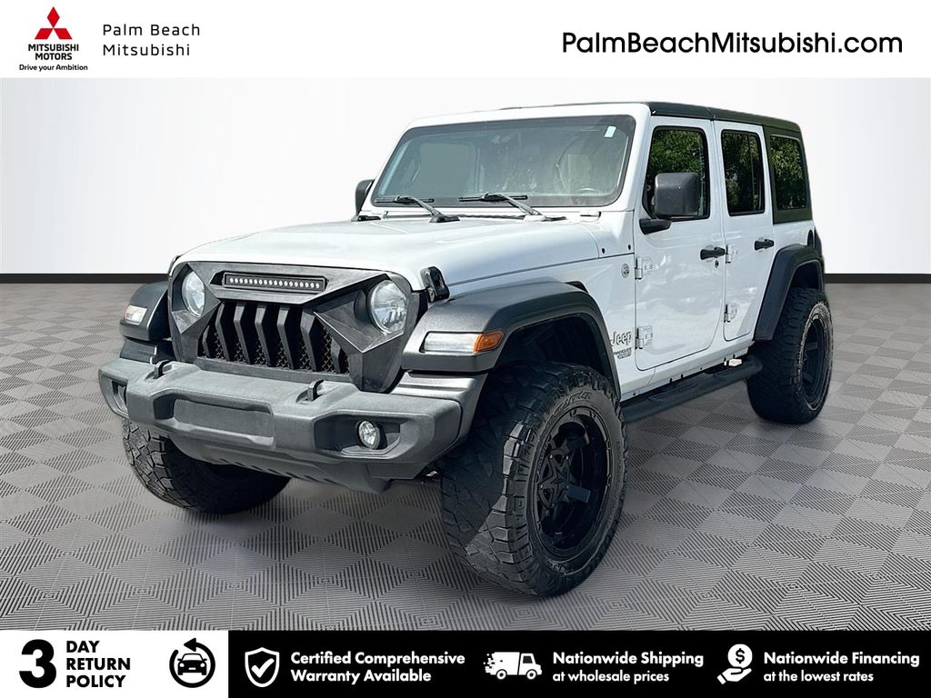 Bright White Clearcoat 2019 Jeep Wrangler SUV / Crossover Four-Wheel Drive 8-Speed Automatic