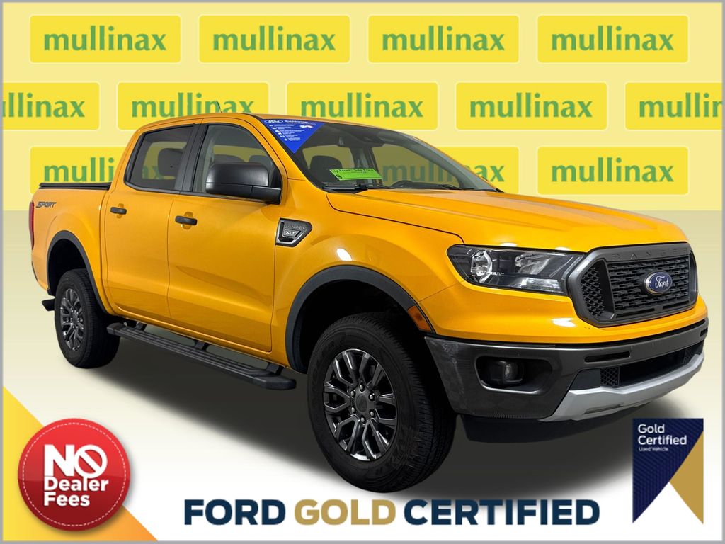 Cyber Orange Metallic Tricoat 2021 Ford Ranger Pickup Truck 4X2 Automatic